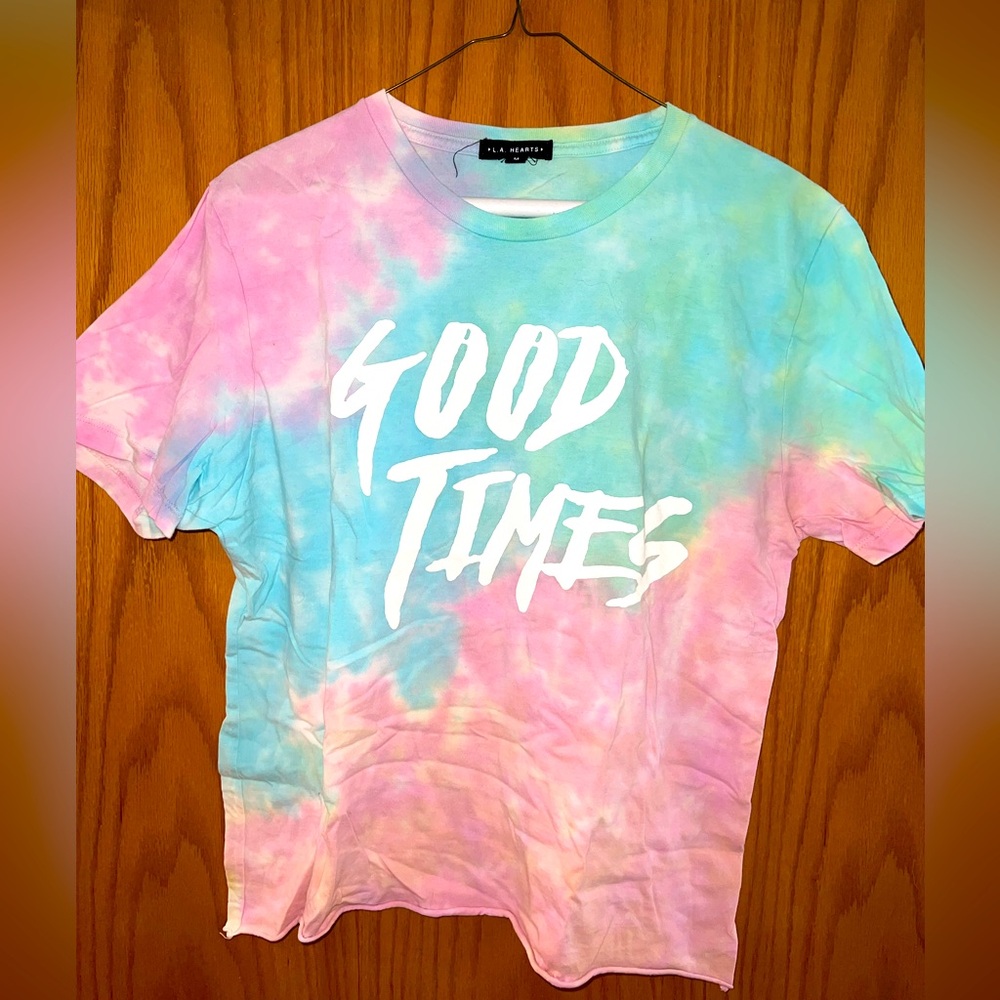 LA Hearts Tyedye T-shirt size:Medium 🛼☮️